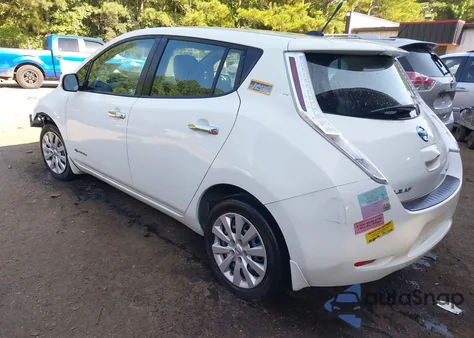 2013 Nissan Leaf S z USA, uszkodzony, nr VIN 1N4AZ0CP2DC417021